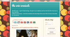 Desktop Screenshot of erincronicals.com