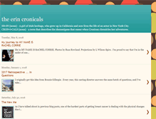 Tablet Screenshot of erincronicals.com